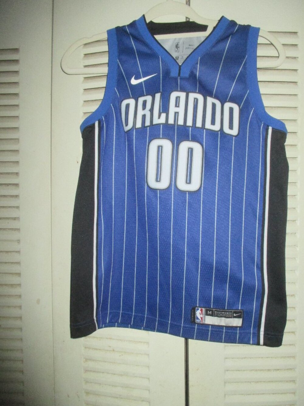 Nike Dri Fit Orlando Magic Jersey Youth #00 Gordon Blue Size Medium